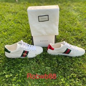 Gucci Ace Embroidered Sneakers “Bee” Men’s Size 9